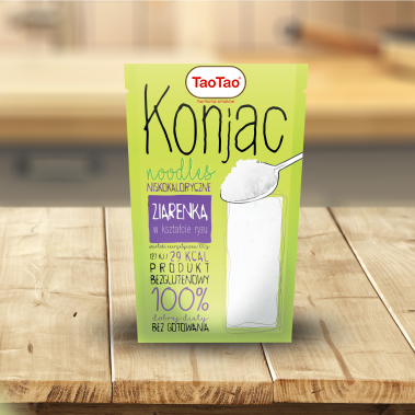 Konjac noodles - ziarenka